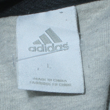 Mens UK Size L adidas Grey Pullover Hoodie