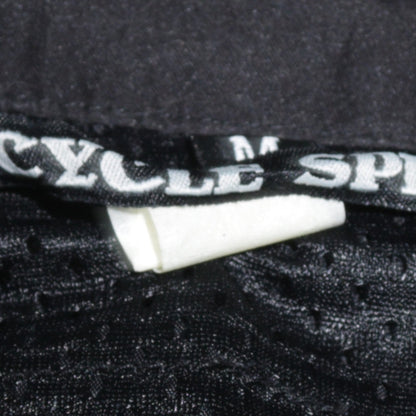 Cycle Spirit Men's Black Motorcycle Jacket M Water Resistant Lined