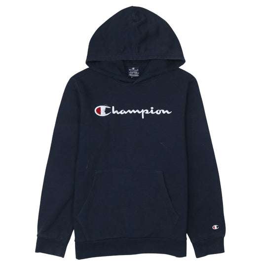 Boys UK Size 13-14 Years Champion Black Pullover Hoodie