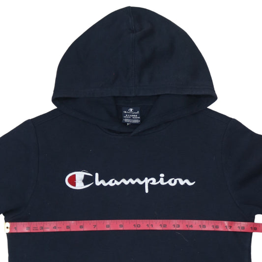 Boys UK Size 13-14 Years Champion Black Pullover Hoodie