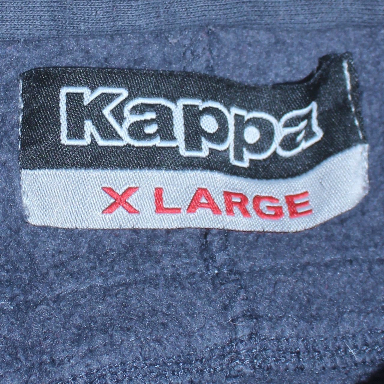 Mens UK Size XL Kappa Blue 1/2 Zip Sweatshirt