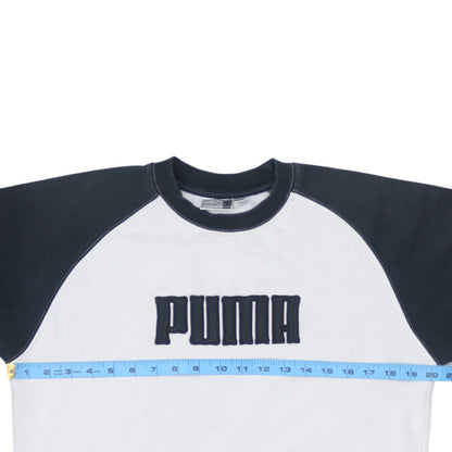 Puma Boys Black & White Pullover Sweatshirt Size 14 Years Crew Neck