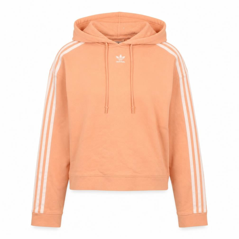 Womens UK Size 14 adidas Orange Pullover Hoodie