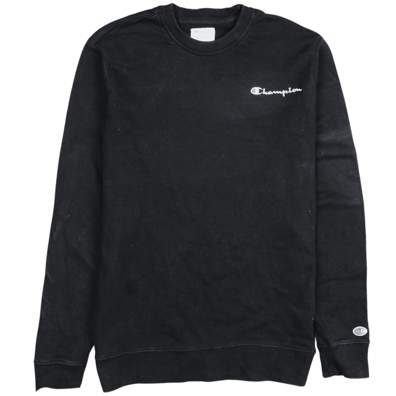 Mens UK Size S Champion Black Pullover Sweatshirt