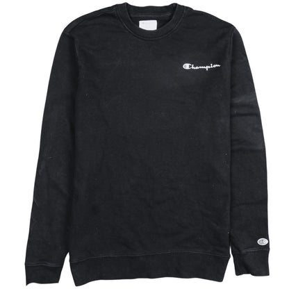 Mens UK Size S Champion Black Pullover Sweatshirt