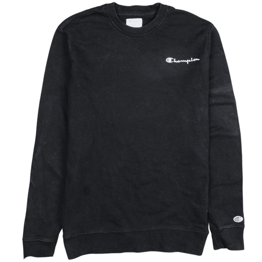 Mens UK Size S Champion Black Pullover Sweatshirt