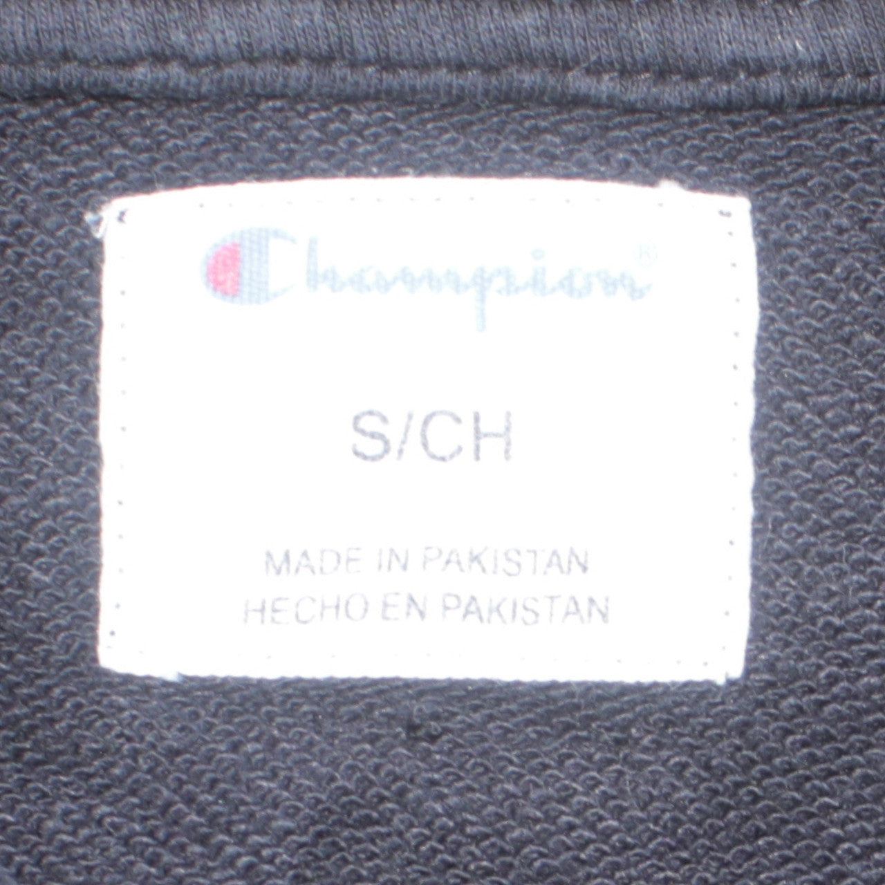 Mens UK Size S Champion Black Pullover Sweatshirt
