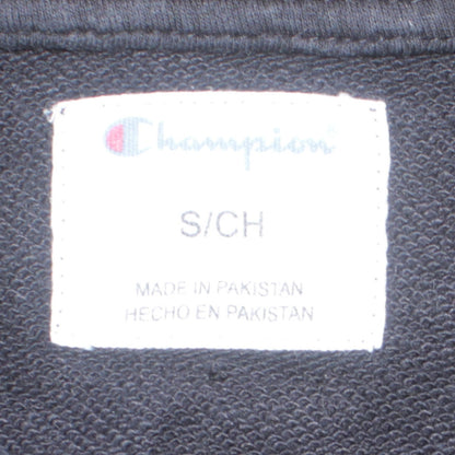 Mens UK Size S Champion Black Pullover Sweatshirt