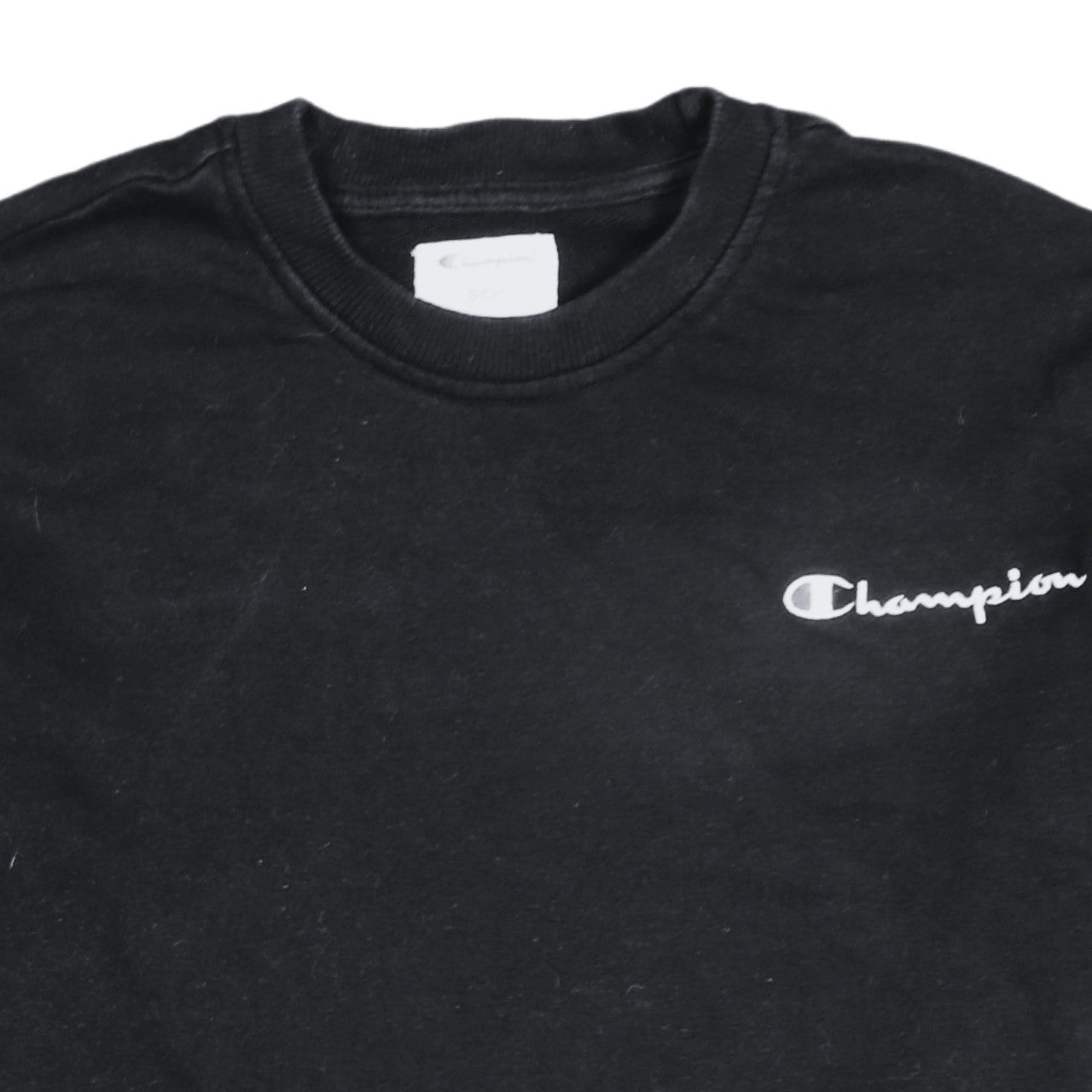 Mens UK Size S Champion Black Pullover Sweatshirt