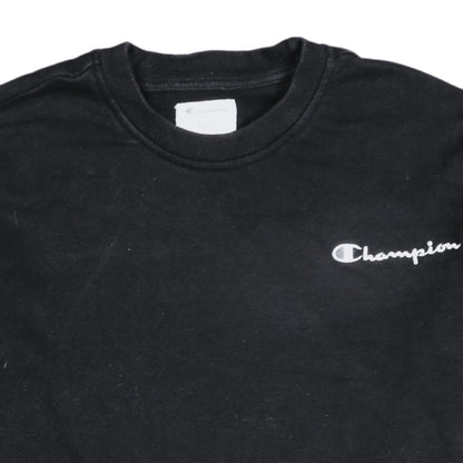 Mens UK Size S Champion Black Pullover Sweatshirt