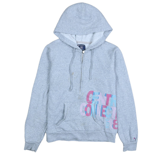 Womens UK Size S Champion Grey Pullover Hoodie