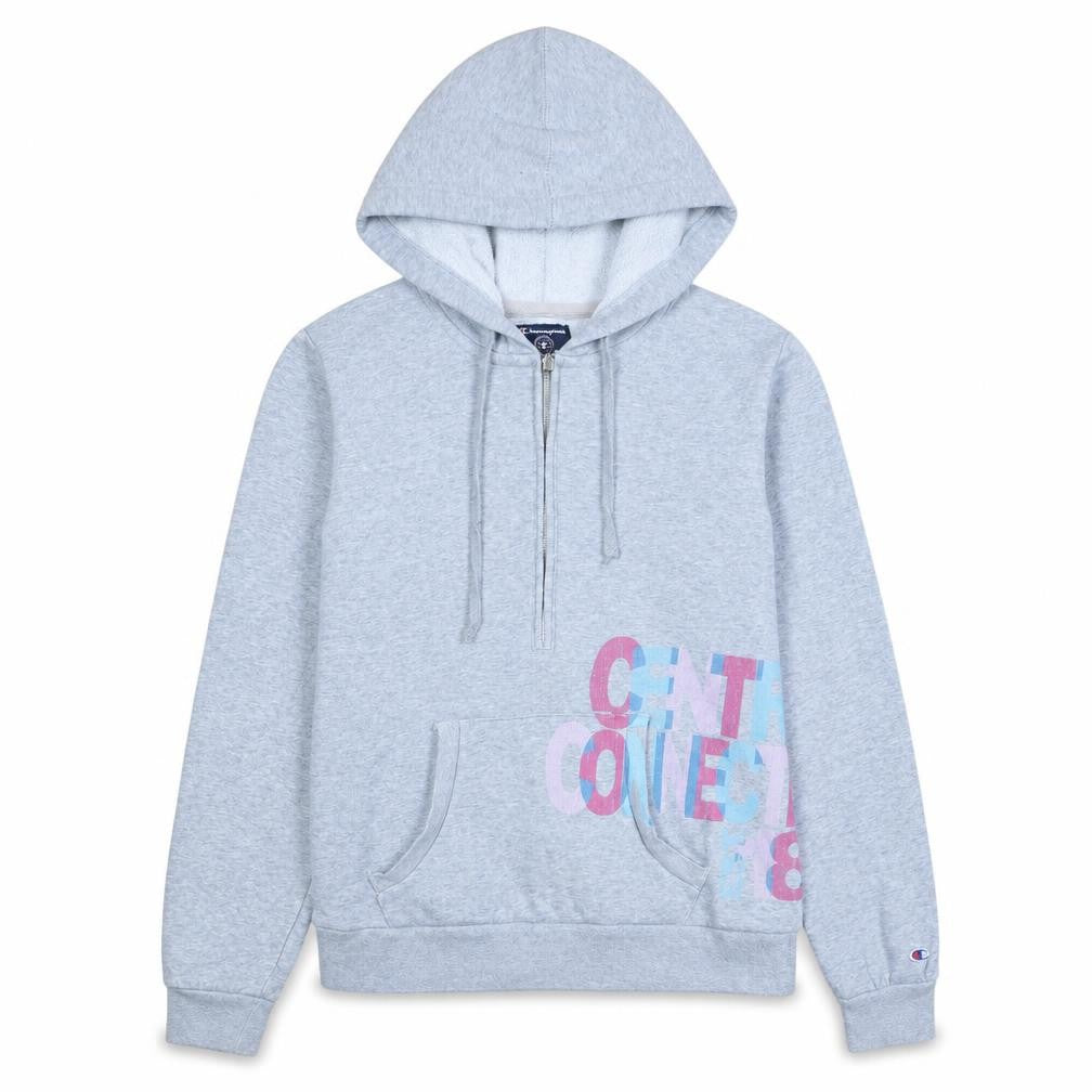 Womens UK Size S Champion Grey Pullover Hoodie