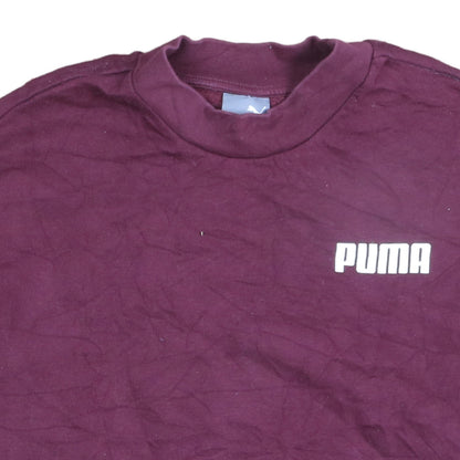 Womens UK Size 10 PUMA Purple Pullover Sweatshirt