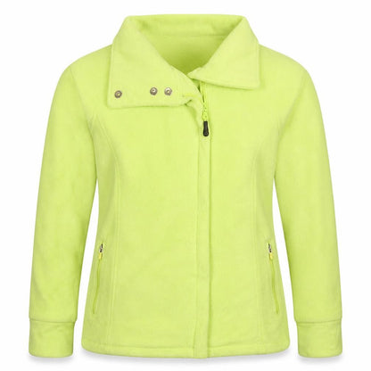 Calvin Klein Women's Yellow Fleece Performance Jacket Size S