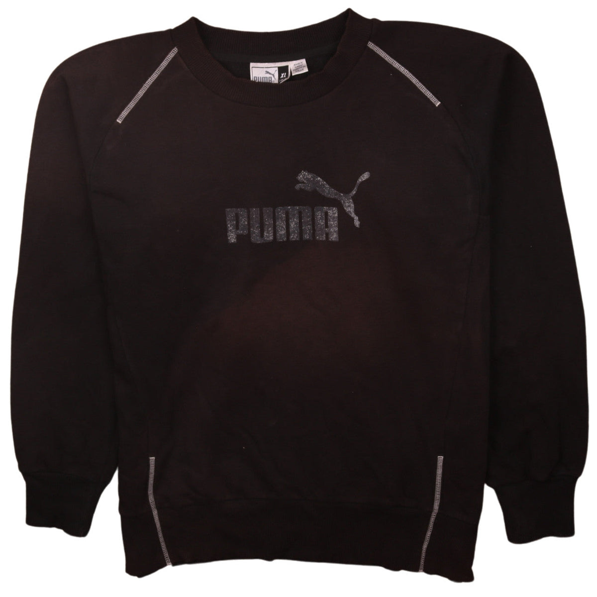Mens UK Size XL PUMA Black Pullover Sweatshirt