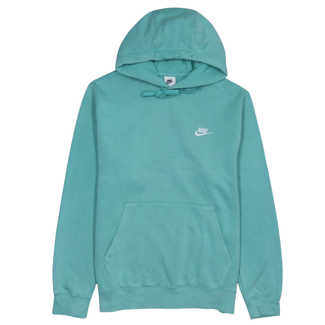 Womens UK Size M Nike Green Pullover Hoodie