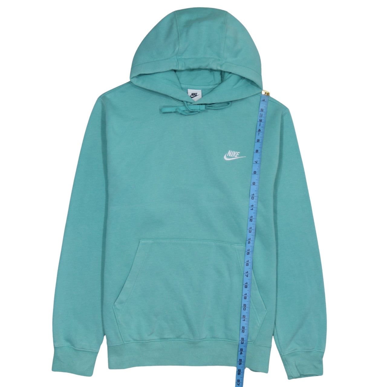 Womens UK Size M Nike Green Pullover Hoodie