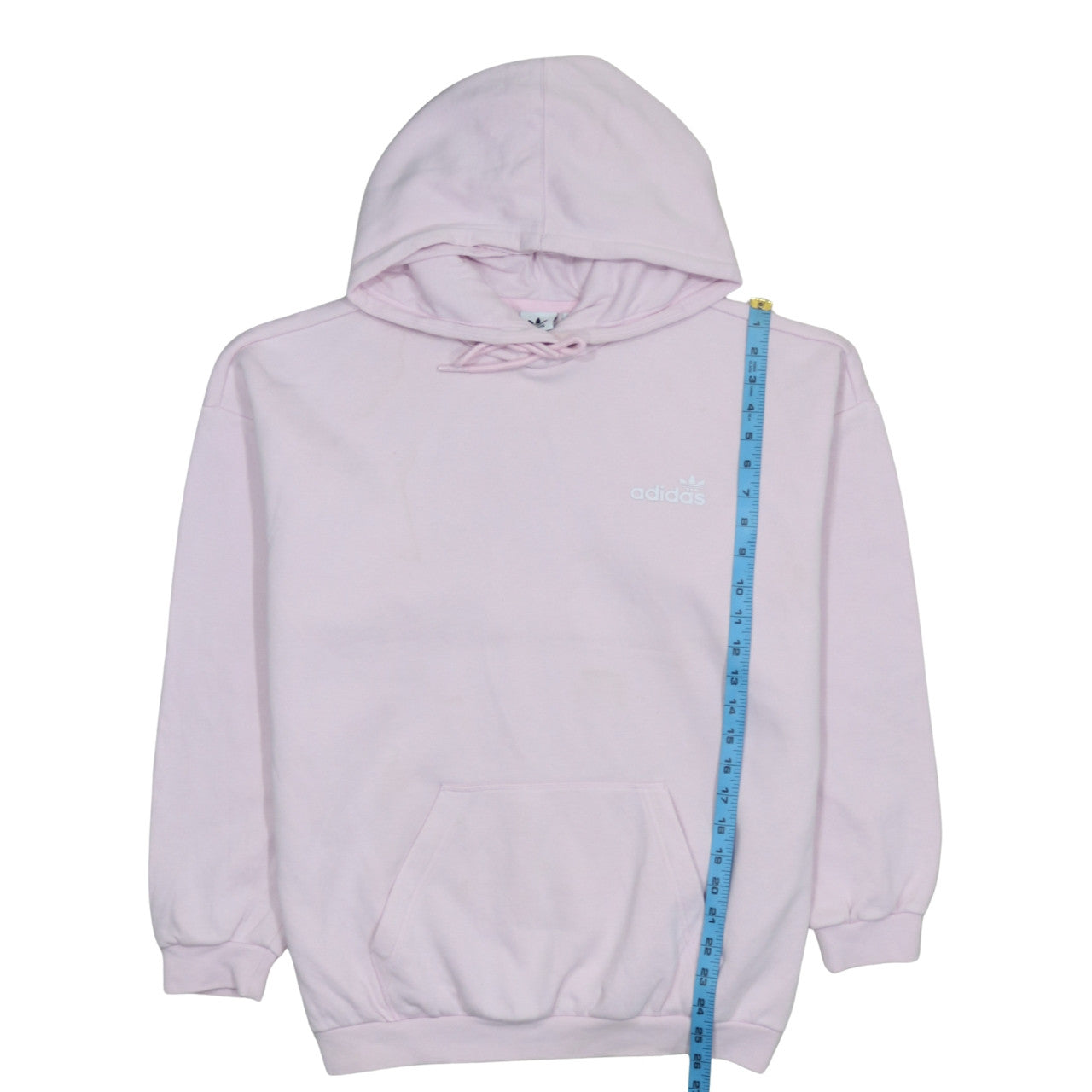 Womens UK Size 12 adidas Pink Pullover Hoodie