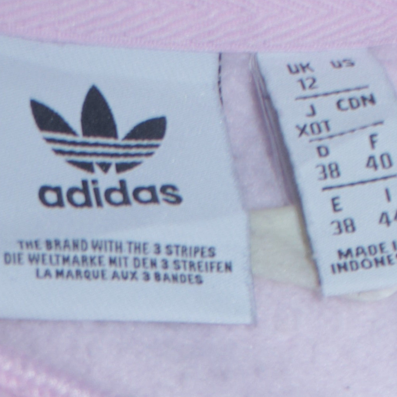 Womens UK Size 12 adidas Pink Pullover Hoodie
