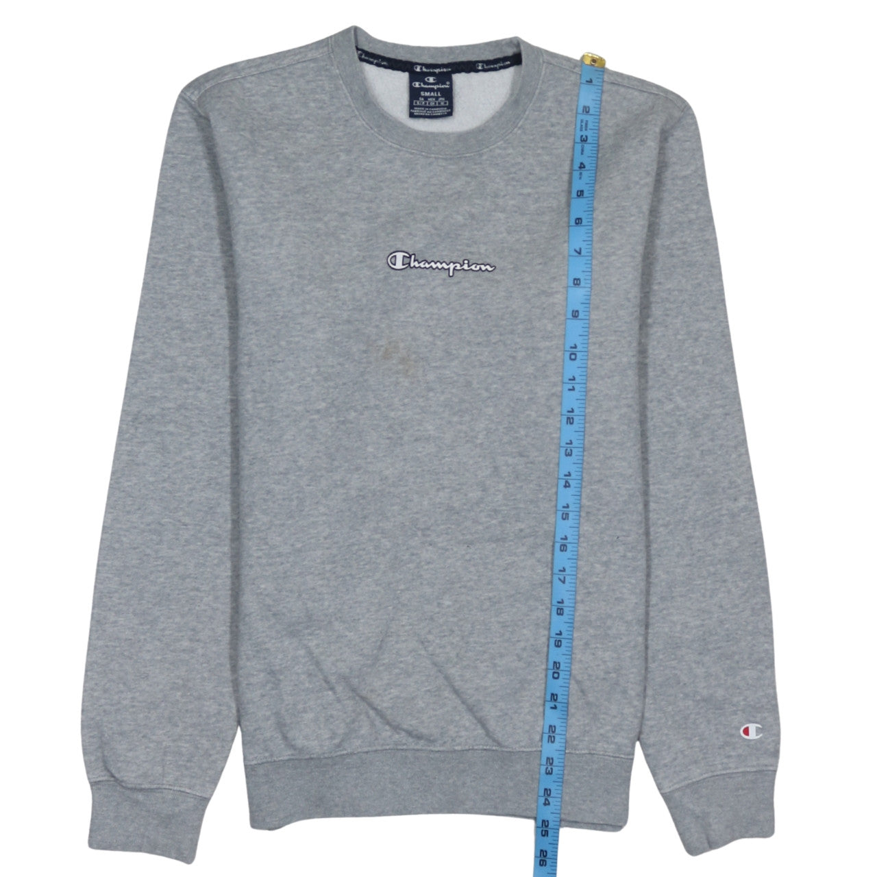 Mens UK Size S Champion Grey Pullover Sweatshirt