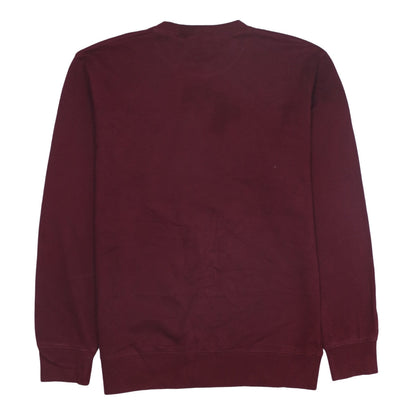 Mens UK Size L Carhartt Red Pullover Sweatshirt