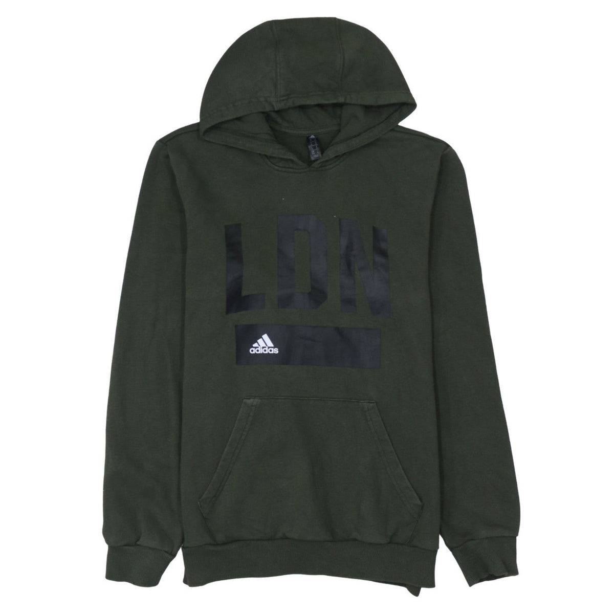 Mens UK Size M adidas Green Pullover Hoodie