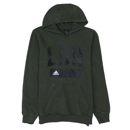Mens UK Size M adidas Green Pullover Hoodie