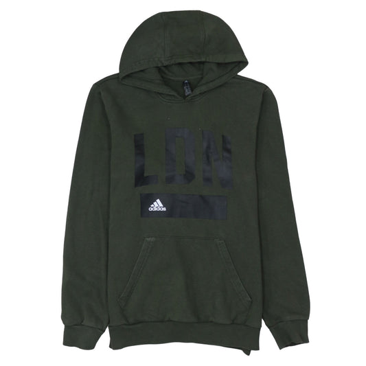 Mens UK Size M adidas Green Pullover Hoodie