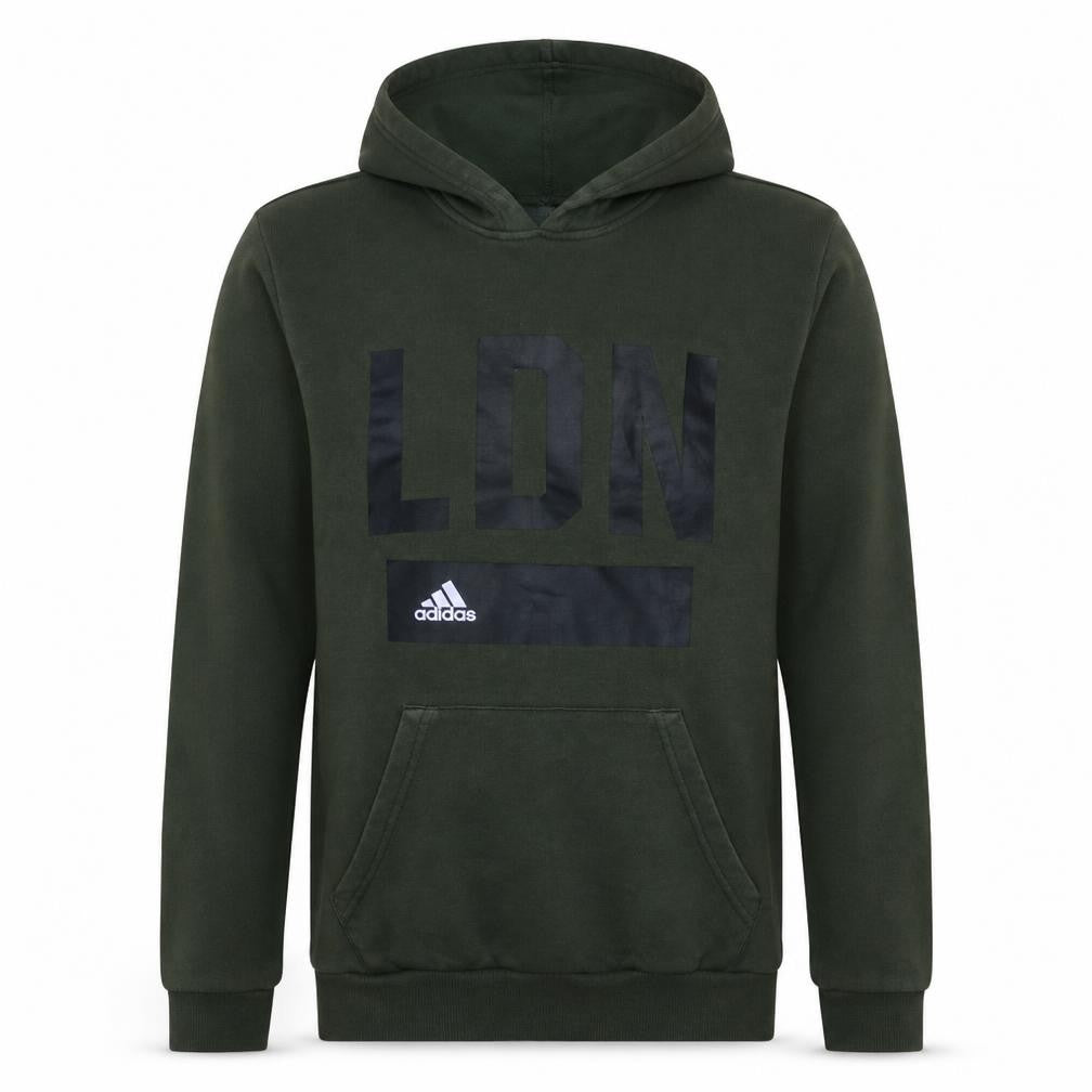 Mens UK Size M adidas Green Pullover Hoodie