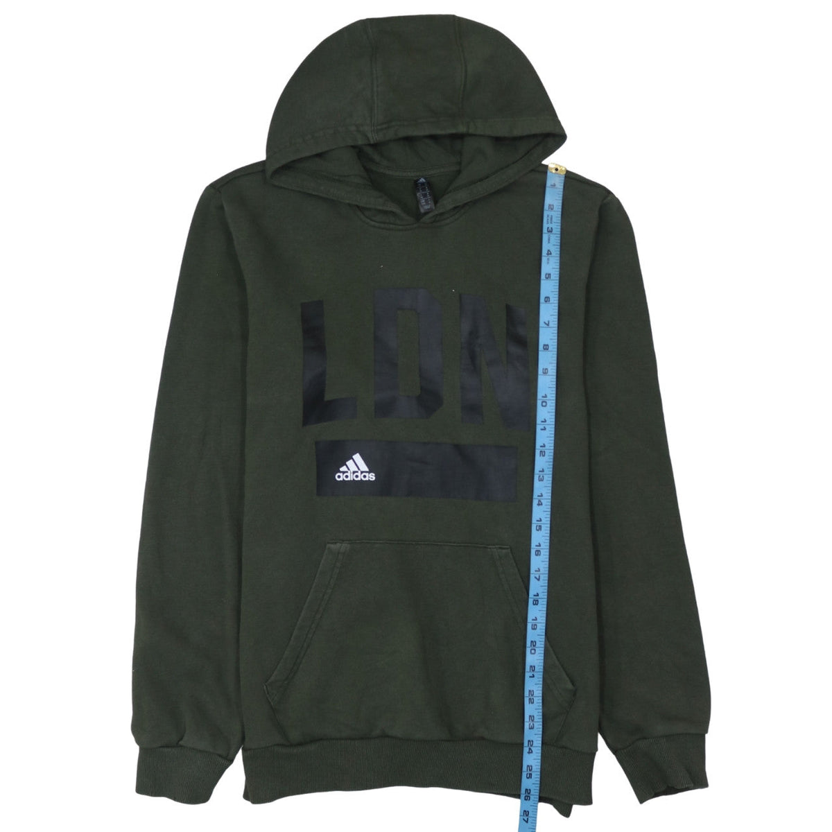 Mens UK Size M adidas Green Pullover Hoodie