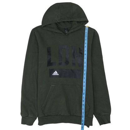 Mens UK Size M adidas Green Pullover Hoodie