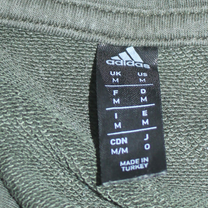 Mens UK Size M adidas Green Pullover Hoodie
