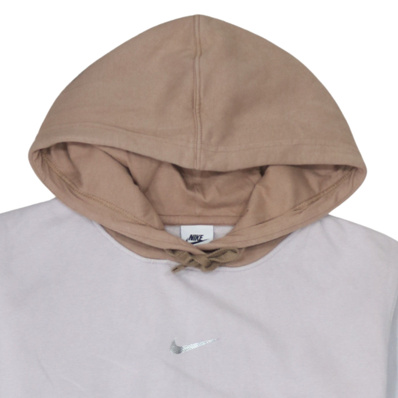Womens UK Size S Nike Beige Pullover Hoodie
