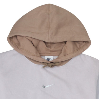 Womens UK Size S Nike Beige Pullover Hoodie