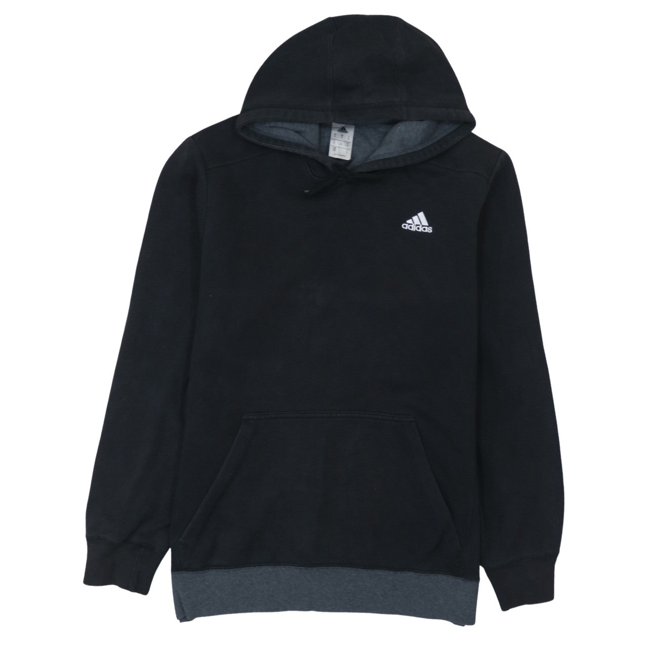 Mens UK Size M adidas Black Pullover Hoodie