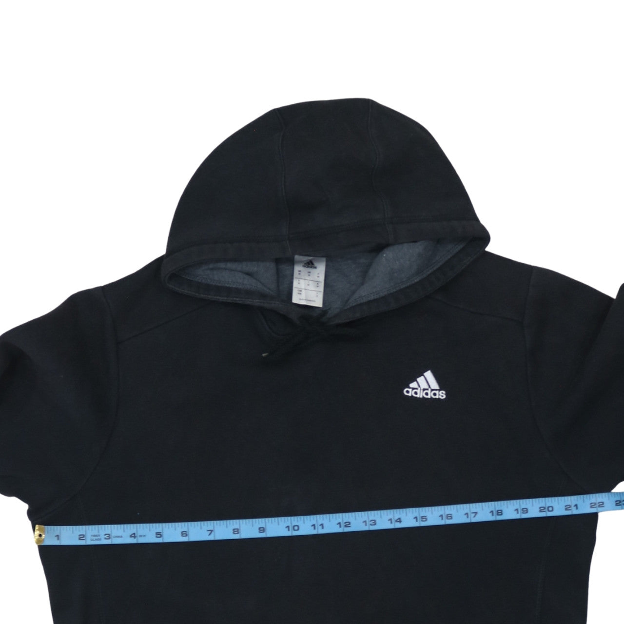 Mens UK Size M adidas Black Pullover Hoodie