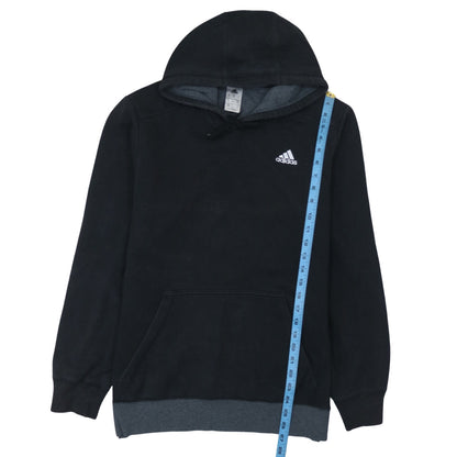 Mens UK Size M adidas Black Pullover Hoodie