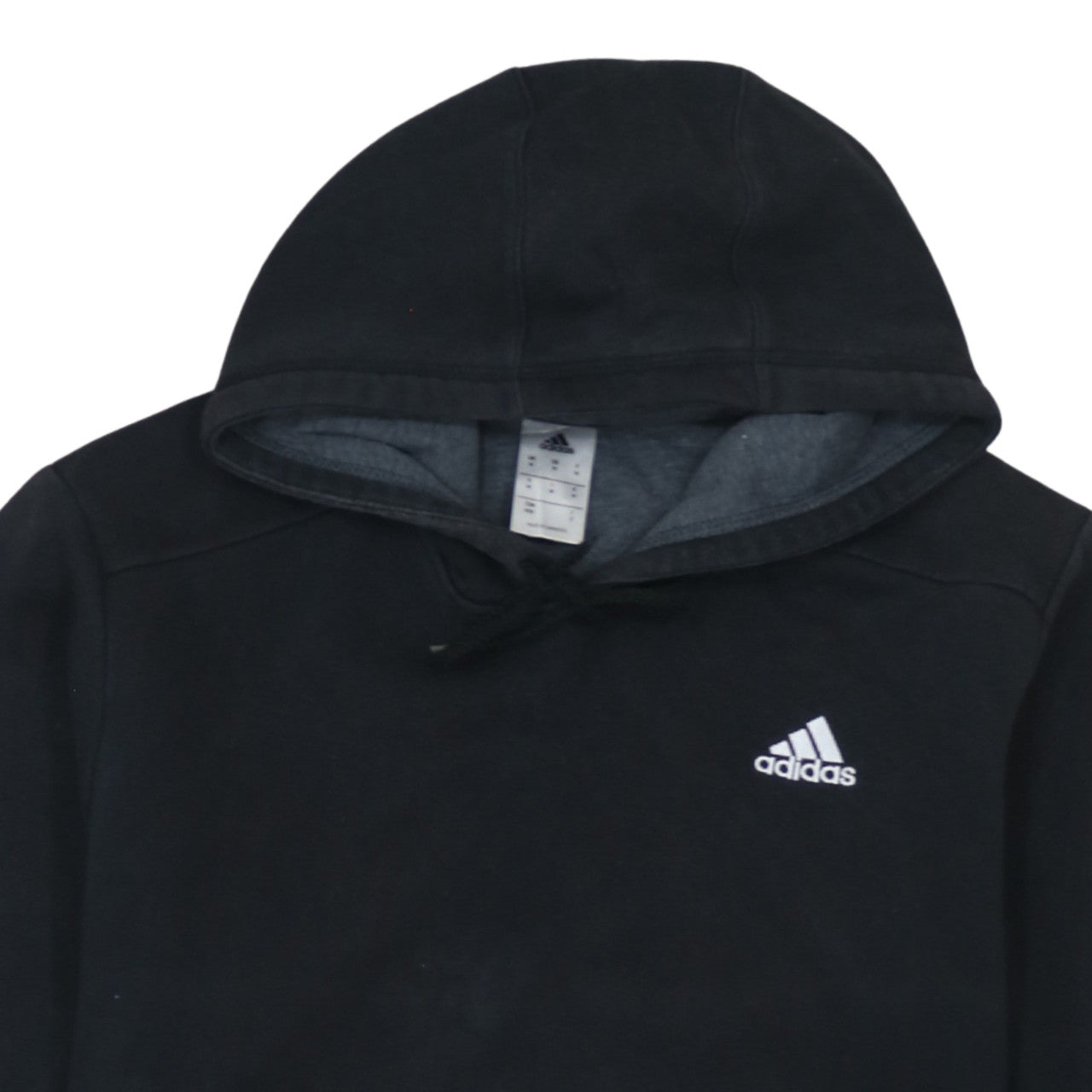 Mens UK Size M adidas Black Pullover Hoodie