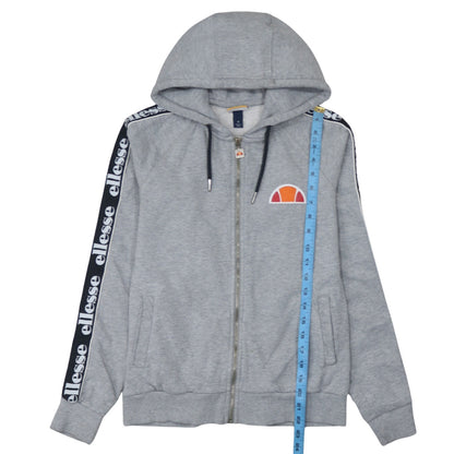 Womens UK Size 8 ellesse Grey Full Zip Hoodie