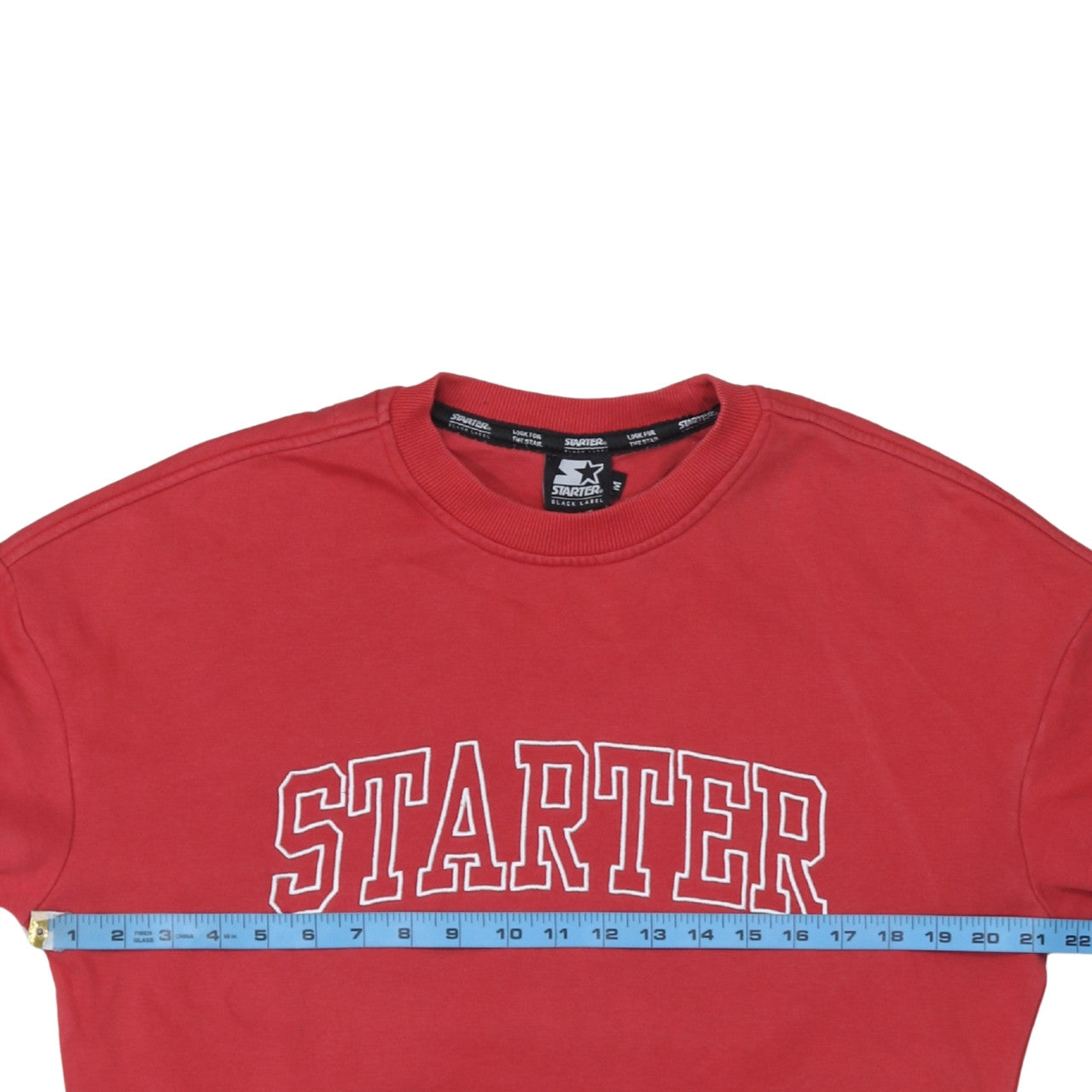 Mens UK Size M Starter Red Pullover Sweatshirt