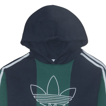 Mens UK Size M adidas Multicoloured Pullover Hoodie