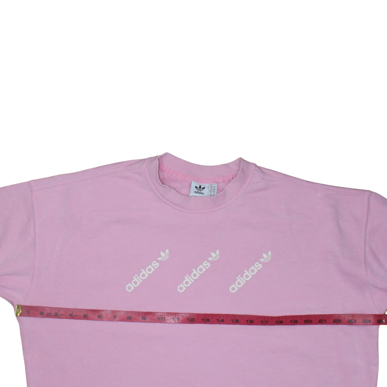 Womens UK Size 18 adidas Pink Pullover Sweatshirt