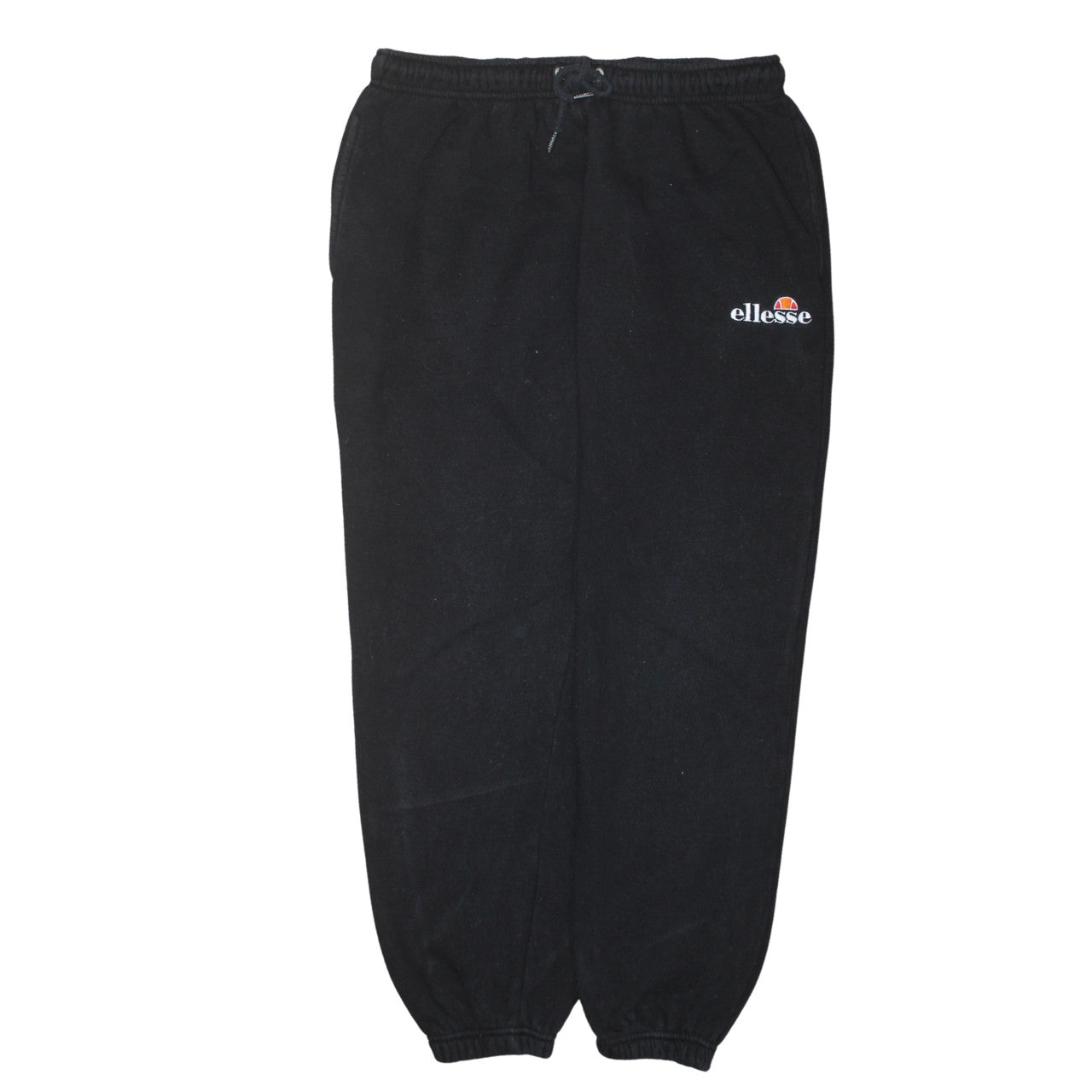 Womens UK Size M ellesse Regular Fit Jogger Black Trousers