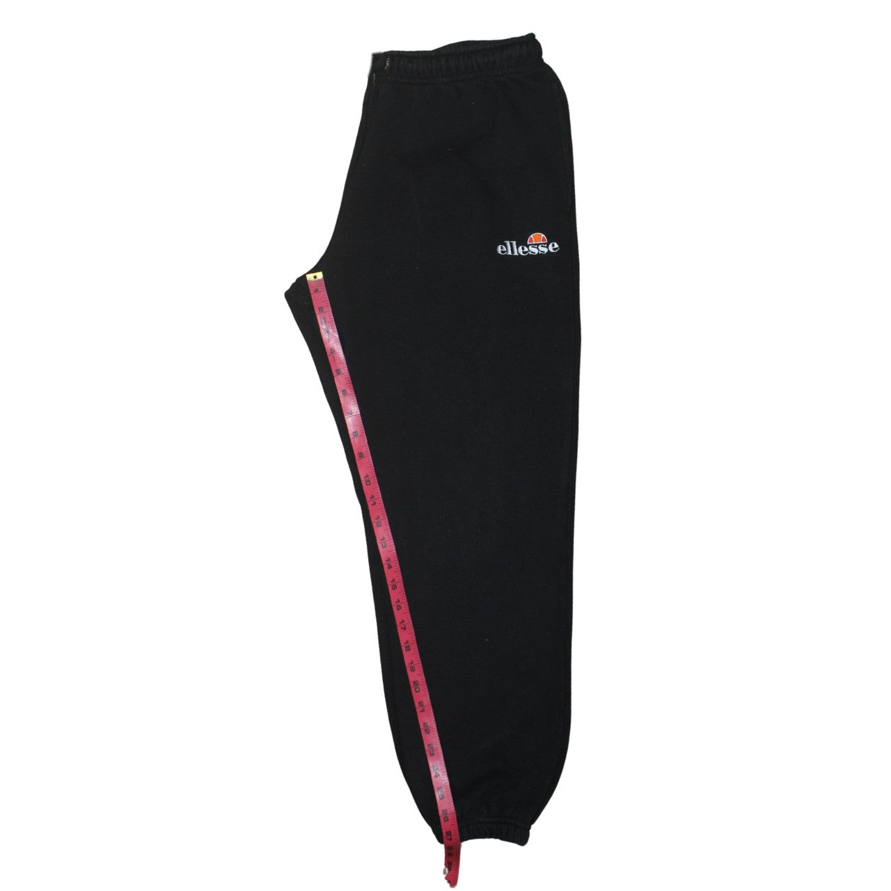 Womens UK Size M ellesse Regular Fit Jogger Black Trousers