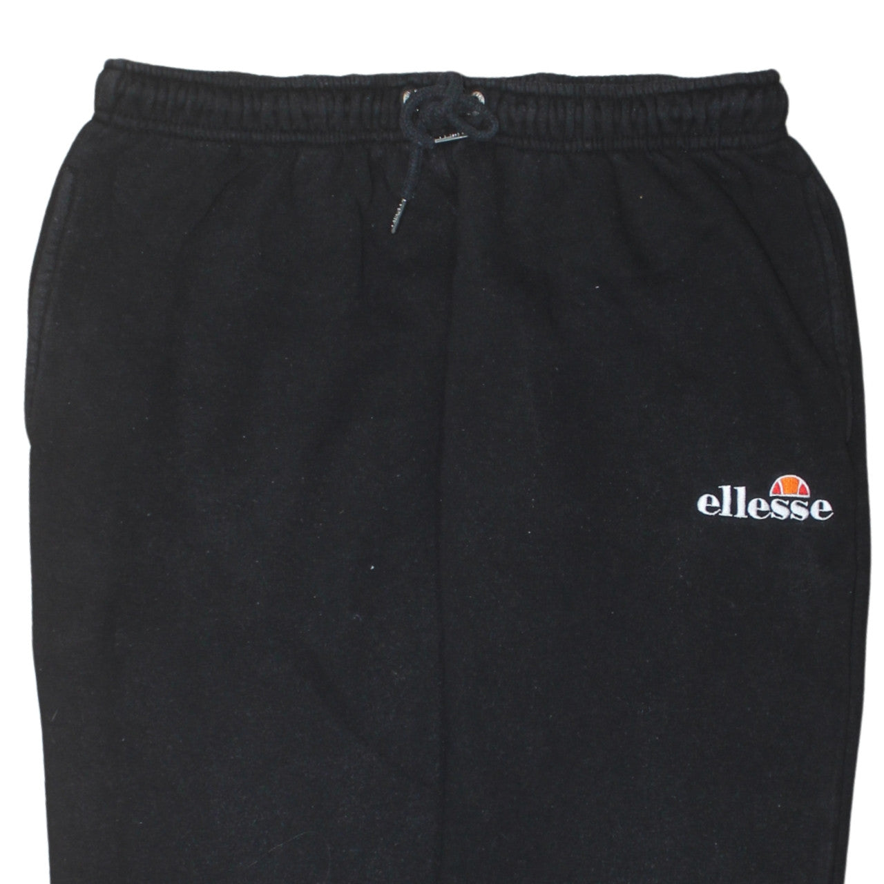Womens UK Size M ellesse Regular Fit Jogger Black Trousers