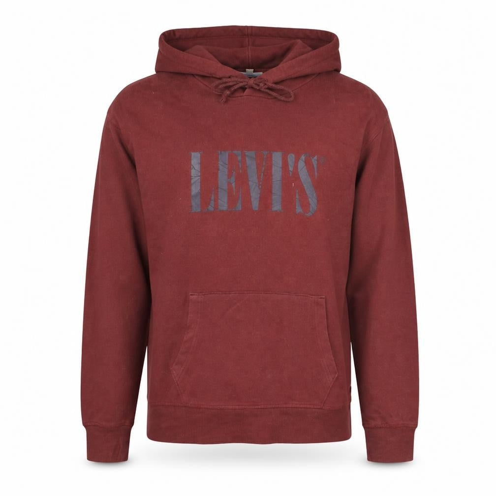 Mens UK Size S Levi's Red Pullover Hoodie
