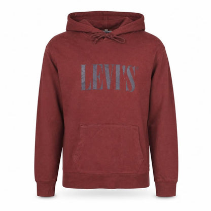Mens UK Size S Levi's Red Pullover Hoodie