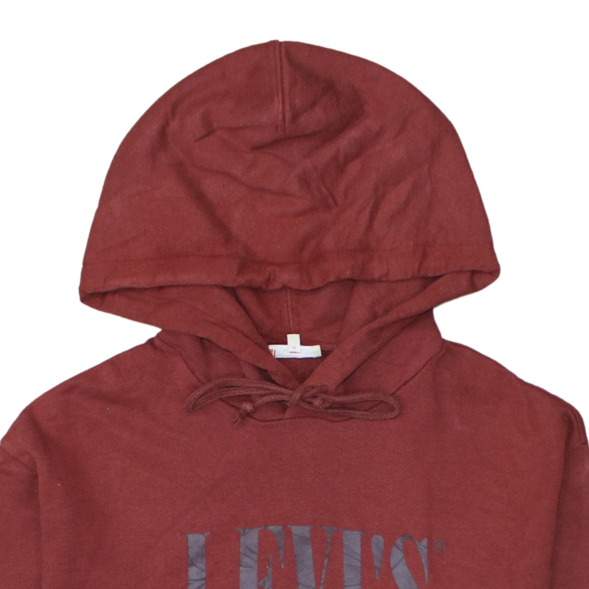 Mens UK Size S Levi's Red Pullover Hoodie