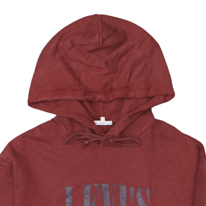 Mens UK Size S Levi's Red Pullover Hoodie