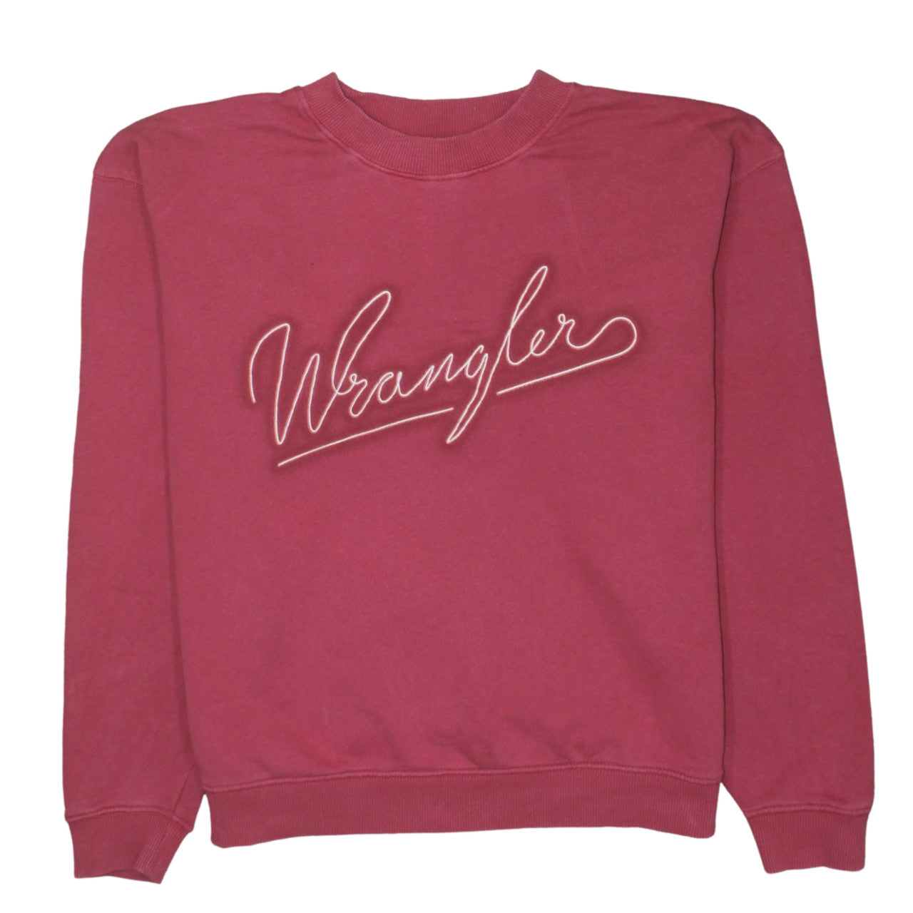 Womens UK Size M Wrangler Pink Pullover Sweatshirt